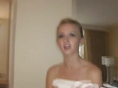Horny teen slut sneaking for a good fuck